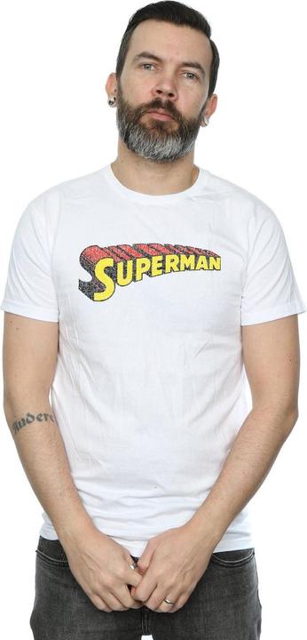 Immagine prodotto Superman Telescopic Crackle Logo Maglietta Uomo (XXL)