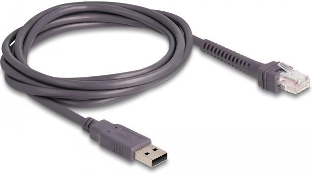 Produktbild Delock RJ50 zu USB 2.0 Typ-A Barcodescanner Kabel 2 m