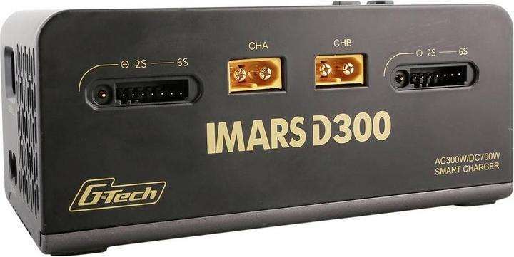 Immagine prodotto Gens Ace Caricabatterie RC IMARS D300 G-Tech Channel AC/DC 300W/700W UE Nero