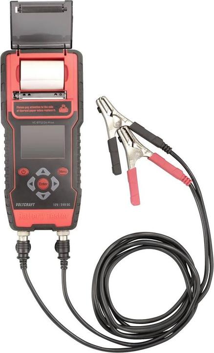 Actual product image Voltcraft VC-BT12/24-Print car battery tester 12 V, 24V battery test 243mm x 110mm x 59mm