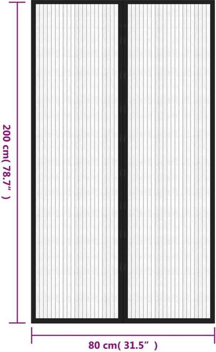 Produktbild VidaXL Insektenschutz Vorhang (200 x 200 cm)