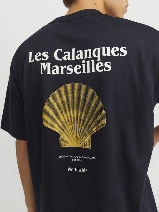 Actual product image Jack & Jones Rückenprint Rundhalsausschnitt T-shirt T-shirt (M)