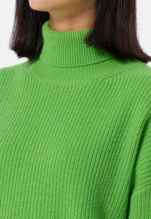 Actual product image Cash-Mere Wolle Kaschmir Oversize Style Rollkragen Pullover (L)