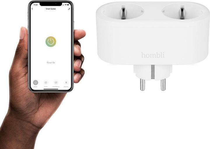 Actual product image Hombli Smart Socket Duo EU