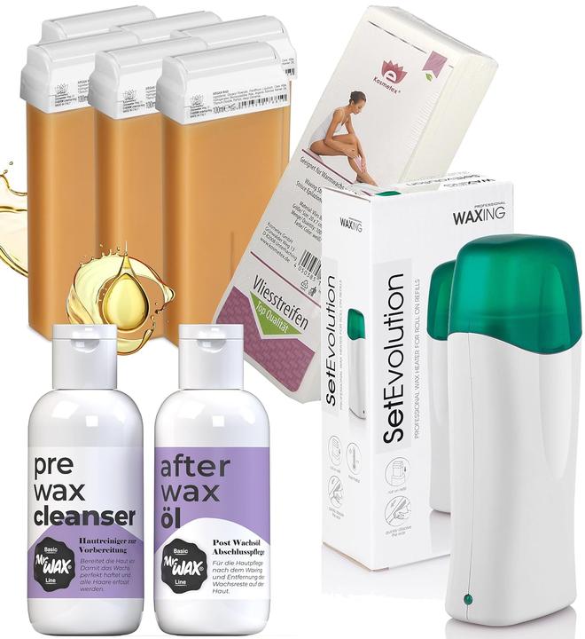 Kosmetex Wachswärmer Argan Waxing Set (10 x)