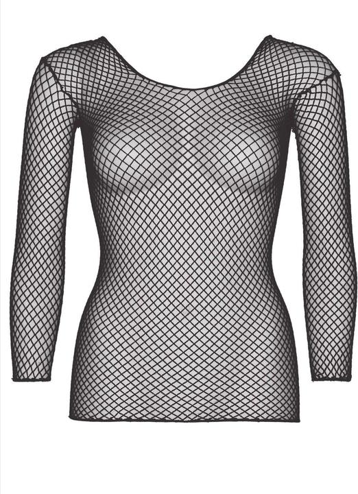 Image du produit Leg Avenue Top fishnet à manches longues (Taille unique)