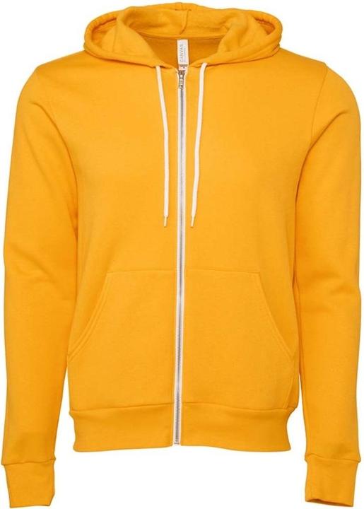 Canvas Hoodie Mit Durchgehendem Reissverschluss (S)