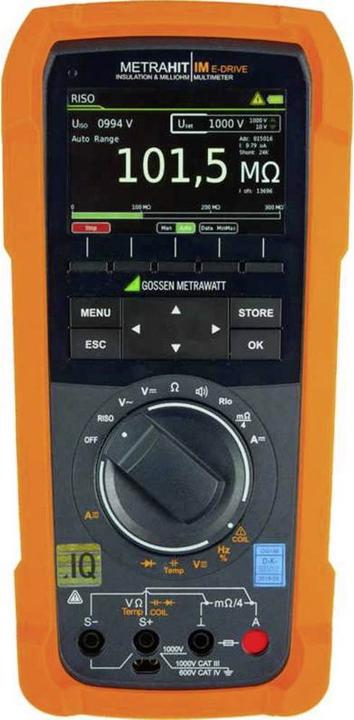 Produktbild Gossen Hand Multimeter, Hochpräzisions Messgerät kalibriert (DAkkS akkreditiertes Labor) digital Datenl (CAT III 1000V, CAT IV 600V)