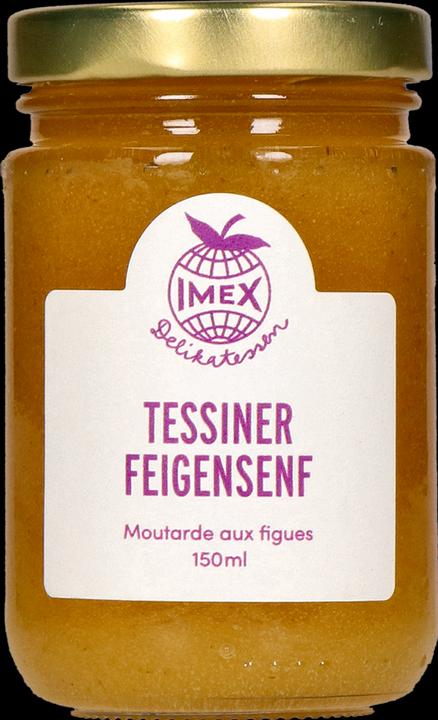 Imex Delikatessen Moutarde à la figue du Tessin (150 g)
