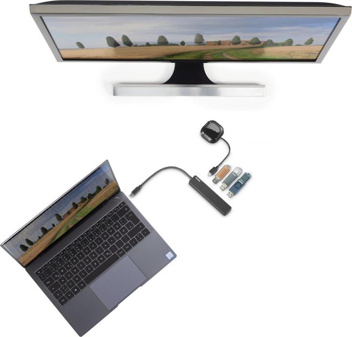 Produktbild Hama USB-C-Hub (USB-C, 5 Ports)