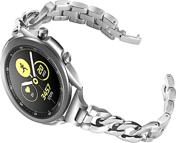 Actual product image Cover-Discount 20mm stainless steel bracelet silver (20 mm, Stainless steel)