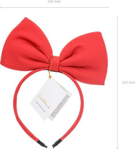 Produktbild Partydeco Headband Bow, red, 18x21cm (1 pkt / 1 pc.)