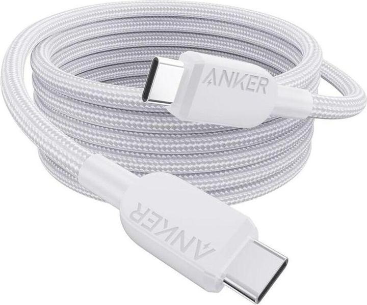 Produktbild Anker Kabel 240W USB-C do USB-C 1.8m biały (1.80 m, USB 3.1, 240 W)