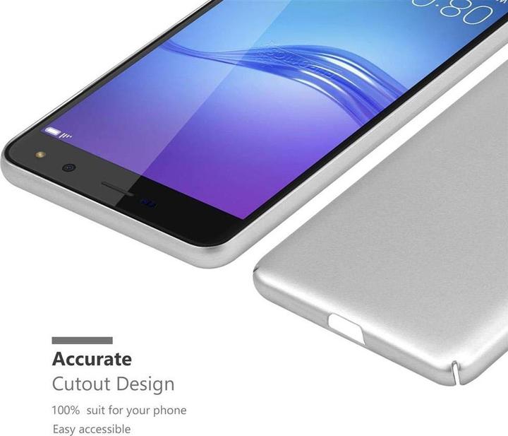 Actual product image Cadorabo Hard Cover Matt Metal Cover (Huawei Y6 (2017))