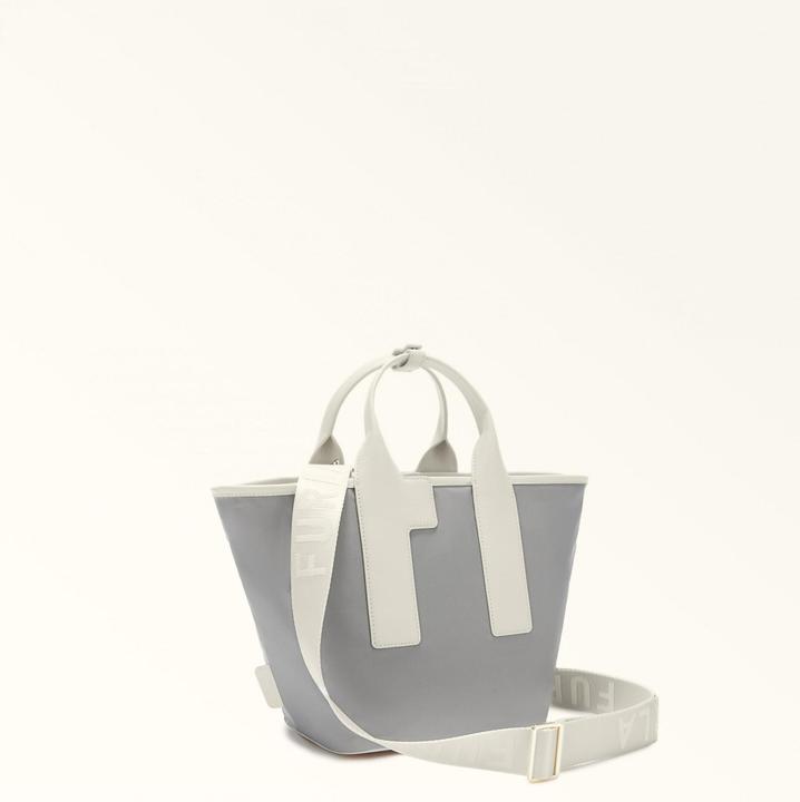 Produktbild Furla piuma m tote nylon handbag ash color