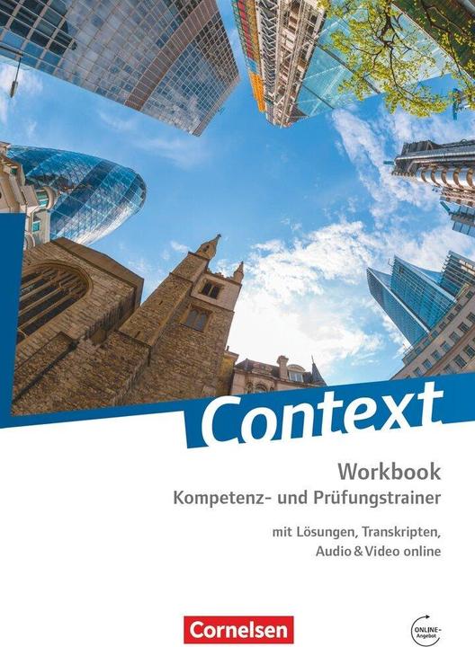 Actual product image Context. Kompetenz- und Prüfungstrainer. Workbook mit Online-Materialien (German, English, Maloney, Peterua, Angela/Hohwiller, Paul/Ringel-Eichinger, 2015)