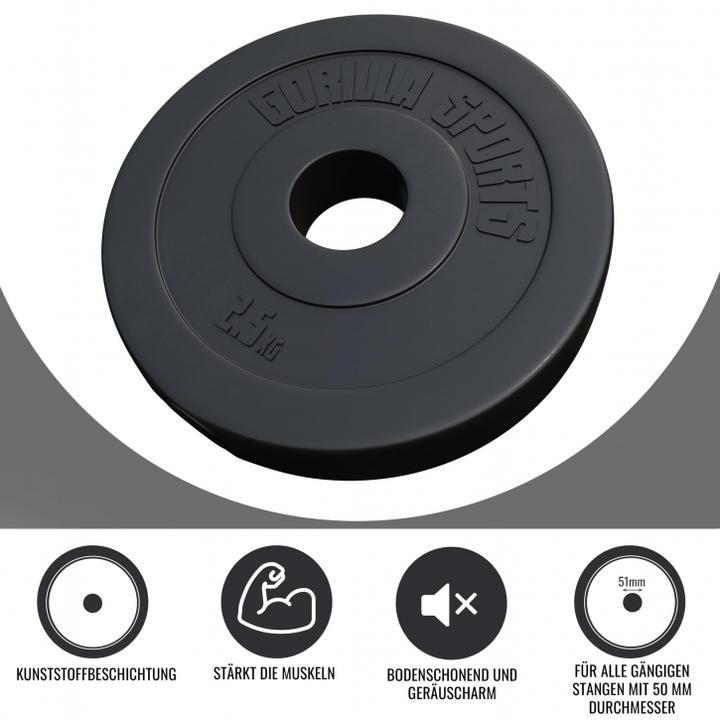 Actual product image Gorilla Sports Weight plate Olympia (1 x 2.5 kg)