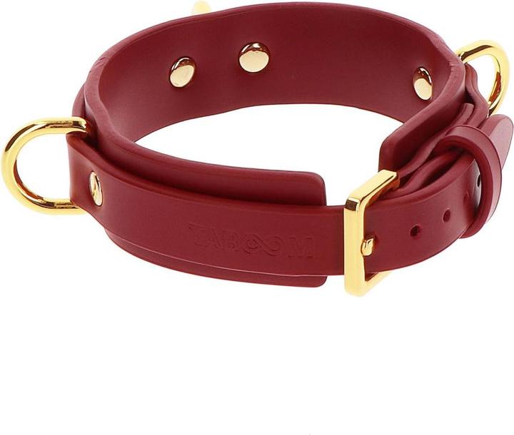 Productafbeelding Taboom Red Line Vegan D-Ring Halsband Deluxe