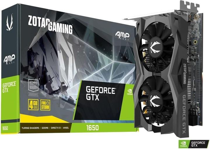 Image du produit Zotac GTX 1650 AMP Core,GDDR6,DVI-D,HDMI,DP (4 Go)