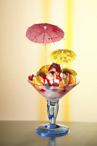 Produktbild Papstar Deko-Picker farbig sortiert Eisschirmchen Eisschirmchen