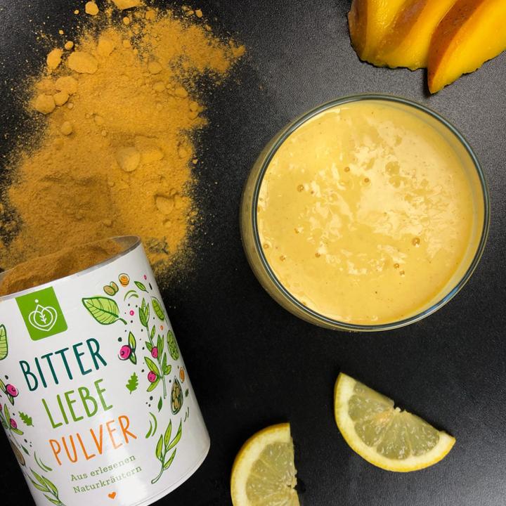 Actual product image Bitterliebe Powder from selected natural herbs 100 g (1 Piece, Powder, 100 g)