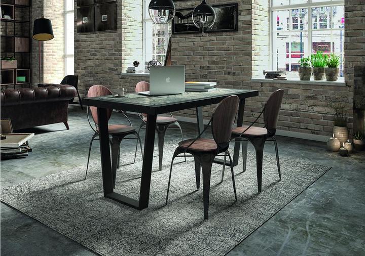 Actual product image Werkstarck Tischkufen 580x710x80mm schwarz matt