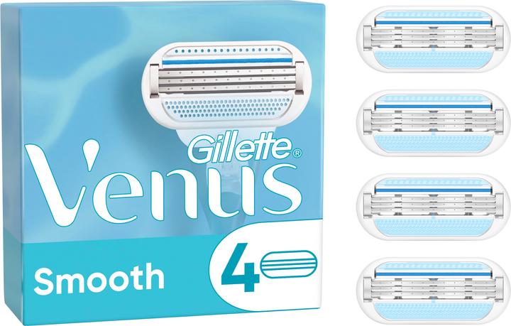 Gillette Venus Venus Smooth Klingen (4 Rasierklingen) (4 x)