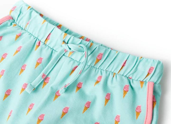 Image du produit VidaXL Short enfant avec cordon de serrage Vert menthe clair 116,Matériel (116)