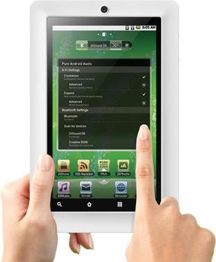 Immagine prodotto Creative ZiiO 7", 8 GB - Display da 7 pollici - WiFi (8 GB, Bianco)