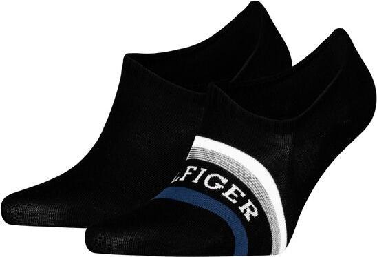 Tommy Hilfiger Socken Söckchen 2P Schwarz (2er Pack, 39 - 42)