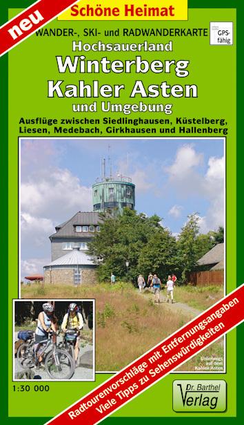 Actual product image Dr Barthel Maps. Hochsauerland,Winter