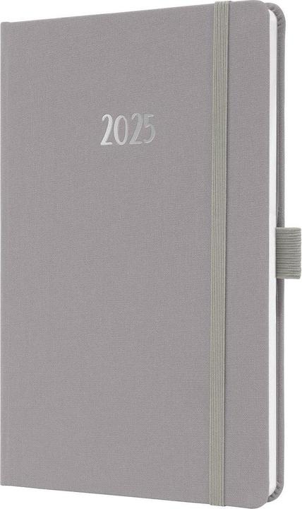 Image du produit Sigel Agenda semainier Jolie 2025 (DE/EN/FR/NL) pearl grey (135 x 203 mm, Allemand)