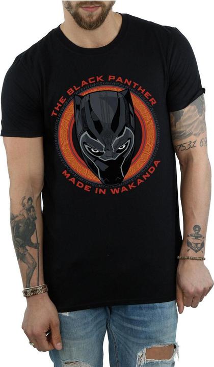 Immagine prodotto Black Panther Made in Wakanda Maglietta rossa (L)