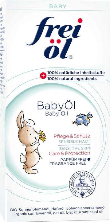 Actual product image Frei Öl free oil baby oil, 140 ml OEL