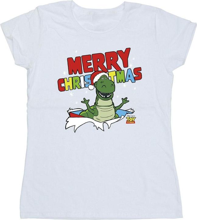 Disney Toy Story Rex Christmas Burst TShirt (M)