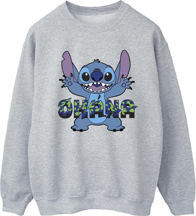 Image du produit Disney - Sweat LILO AND STITCH OHANA BLUE GLITCH - Femme (XXL)