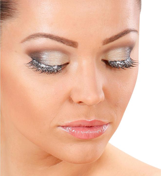Actual product image Widmann Glitter Eyelashes (Artificial eyelashes)