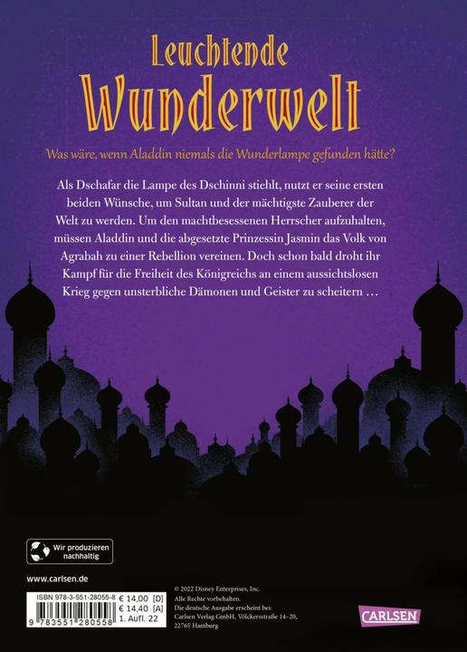 Immagine prodotto Disney. Twisted Tales: Leuchtende Wunderwelt (Aladdin) (Tedesco, Walt Disney, 2022)