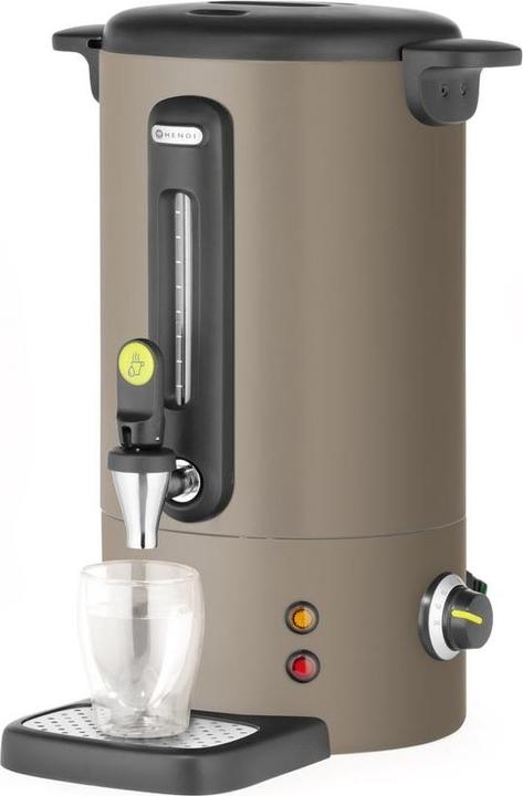 Productafbeelding Hendi Waterkoker voor warme dranken, UNIQ, 9L, Taupe, 220-240V/950W, 307x330x(H)450mm