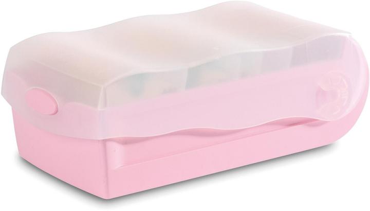 Actual product image Han Flashcard file Croco A7 transl.-pastel pink (A7)
