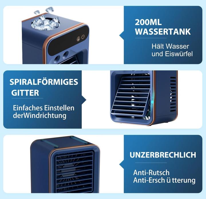 Actual product image hYwecy Portable evaporative air conditioner