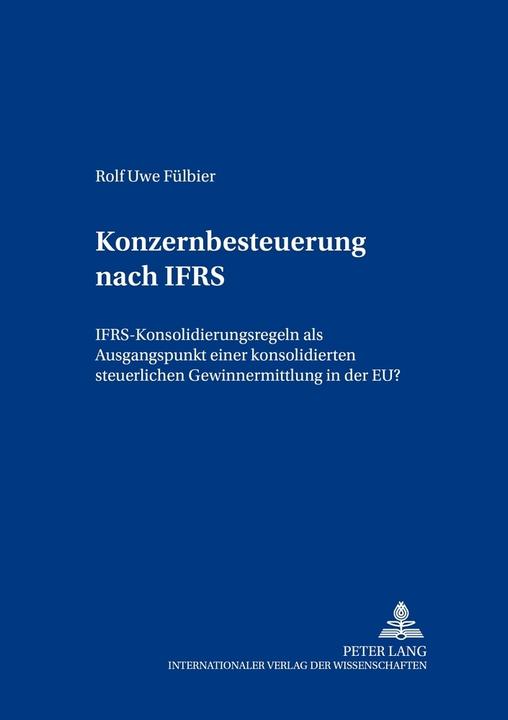 Produktbild Konzernbesteuerung nach IFRS (Rolf Uwe Fülbier, 2006)