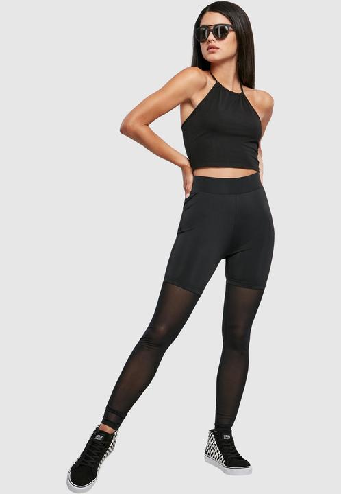 Immagine prodotto Urban Classics Leggings trasparenti a rete tecnica a vita alta da donna (S)