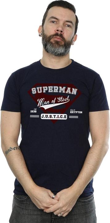 Image du produit Superman Mens Man Of Steel Cotton T-shirt (3XL)