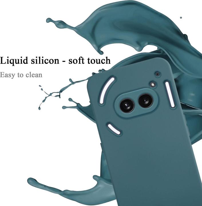 Actual product image Cadorabo Bumper Case for Nothing Phone 2a TPU Liquid Silicone Cover (Phonemax Rocky 2)