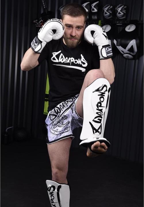 Actual product image 8Weapons Shin Guards - Unlimited white M (M)
