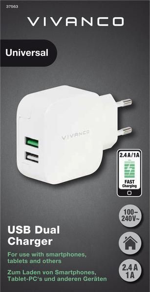 Actual product image Vivanco 37563 White Indoor