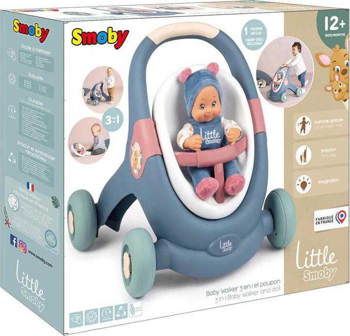 Image du produit Smoby Poussette pour poupées LS 3 en 1