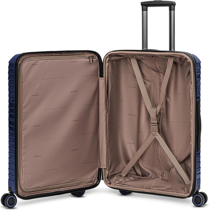 Immagine prodotto Stratic Set di valigie Shine a 4 ruote 3 pezzi con piega elastica (193 l, XL (da 115l))