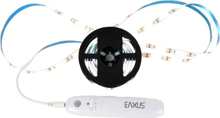 Produktbild Eaxus LED-Streifen mit Bewegungsmelder, warmweiss, 3 m (Warmweiss, 300 cm, Indoor)